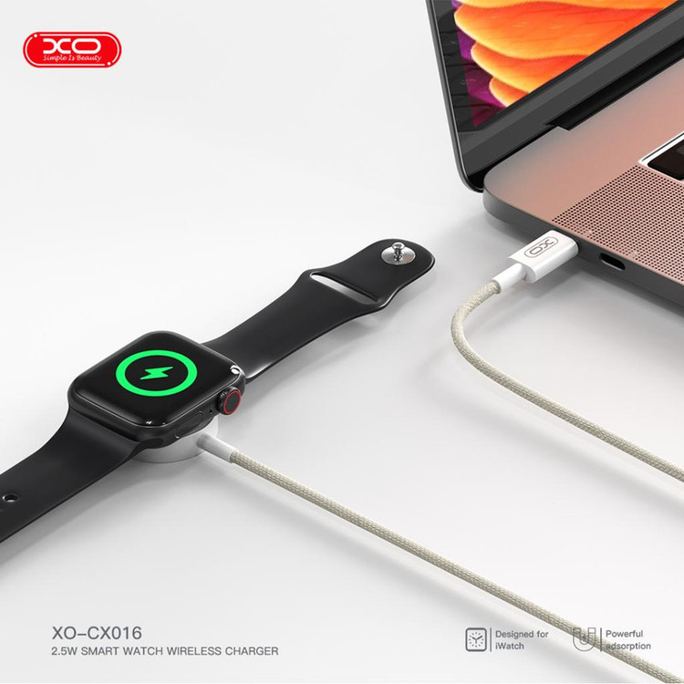کابل شارژ ایکس او مدل cx016 مناسب برای ساعت هوشمند اپل apple watch 1 to 7 series
