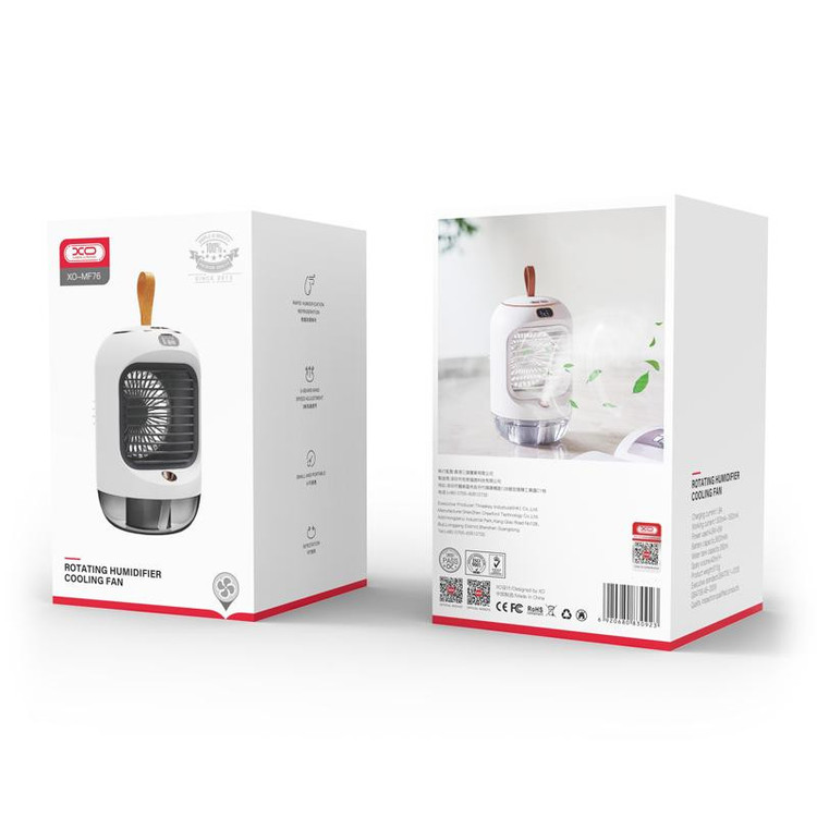 پنکه رومیزی ایکس او مدل MF76 ظرفیت 3600 میلی آمپر ساعت