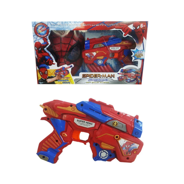 تفنگ بازی مدل spider SB272C به همراه ماسک