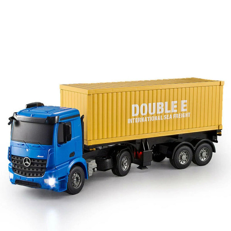 ماشین بازی کنترلی دابل ای مدل Mercedes-Benz Arocs Container Truck
