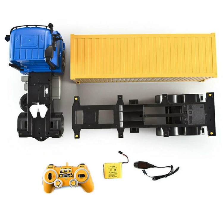 ماشین بازی کنترلی دابل ای مدل Mercedes-Benz Arocs Container Truck