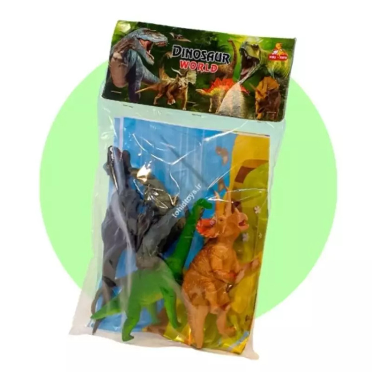 دایناسور4عددی سفره دار(گوشتی)(پس کرایه)