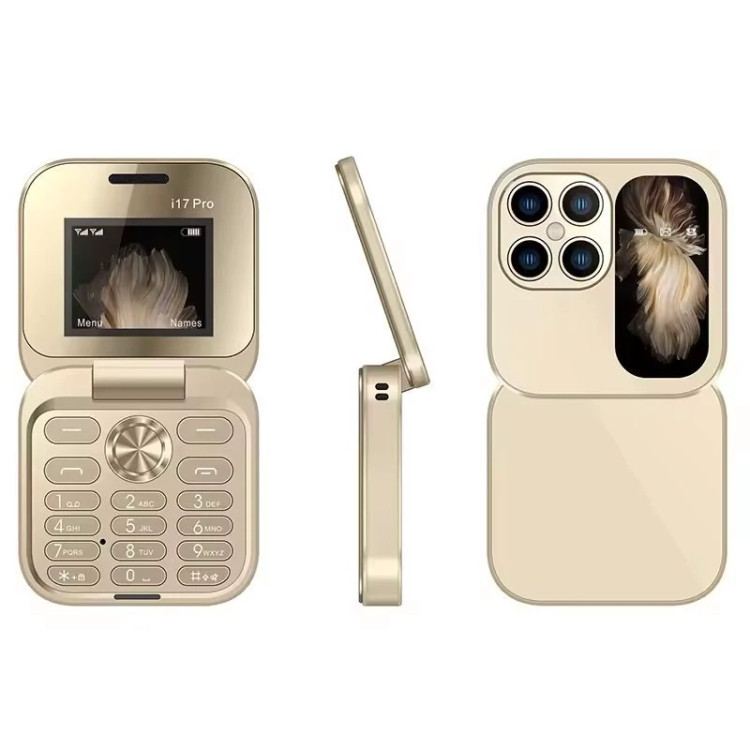 گوشی i17 pro flip Dual SIM تاشو آیفون
