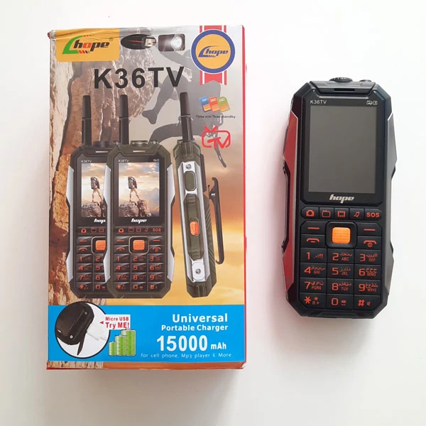 گوشی Hope K36 TV 15000mAh ارتشی چریکی