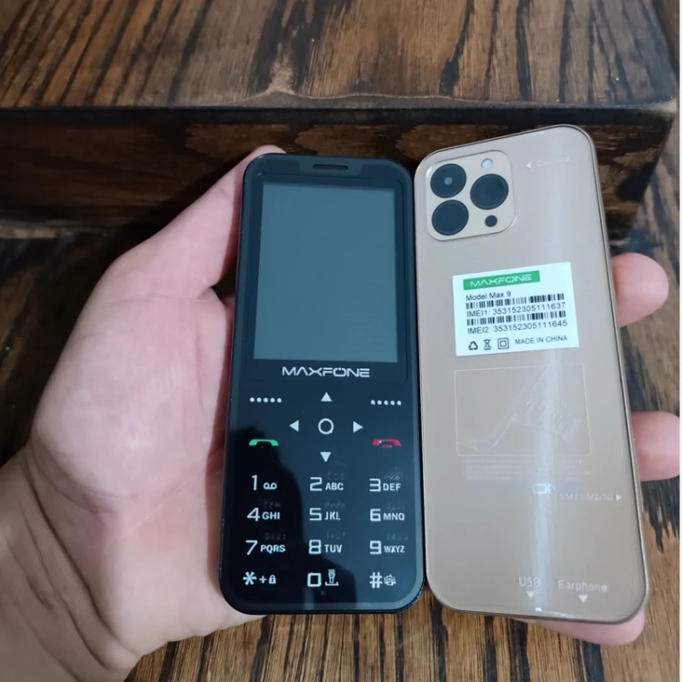 گوشی max9دکمه ای طرح آیفون مکس فون maxfone