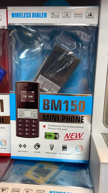 گوشی bm150 mini بندانگشتی (مینی نوکیا 150.2023)