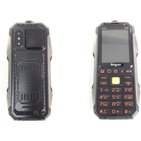 گوشی Hope K35+ 3SIM 15000mAh چریکی ارتشی ضدضربه