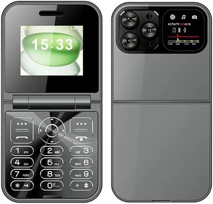 گوشی F15 mini Type-C آیفون15 مینی تاشو دوسیمکارته