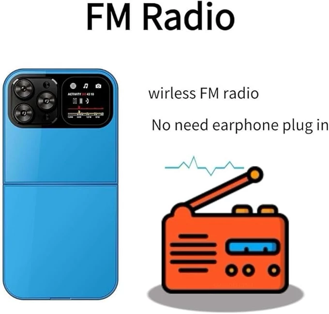 گوشی F15 mini Type-C آیفون15 مینی تاشو دوسیمکارته