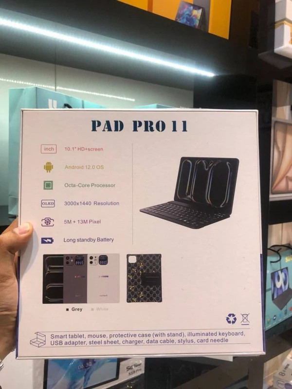 تبلتx-prime pad pro 11 صفحه10اینچ512گیگ رام12 محصول 2025
