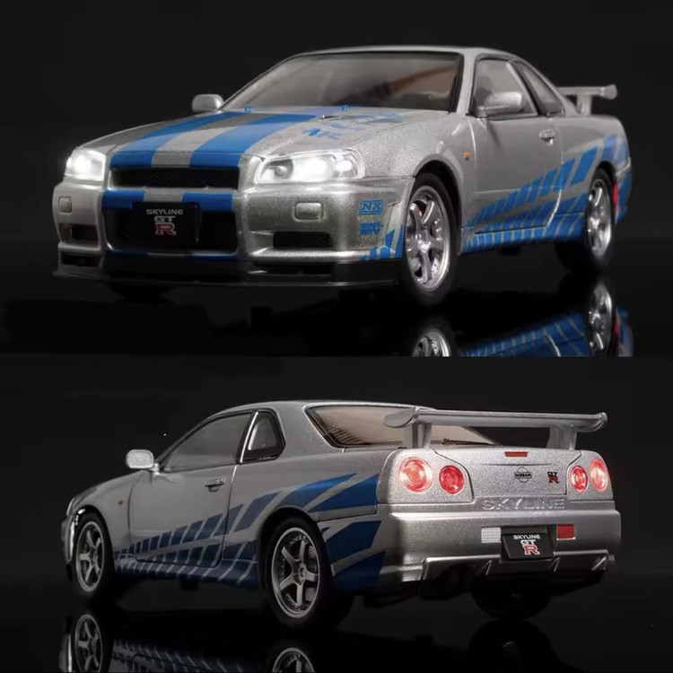 ماکت ماشین مدل نیسان GTR R34