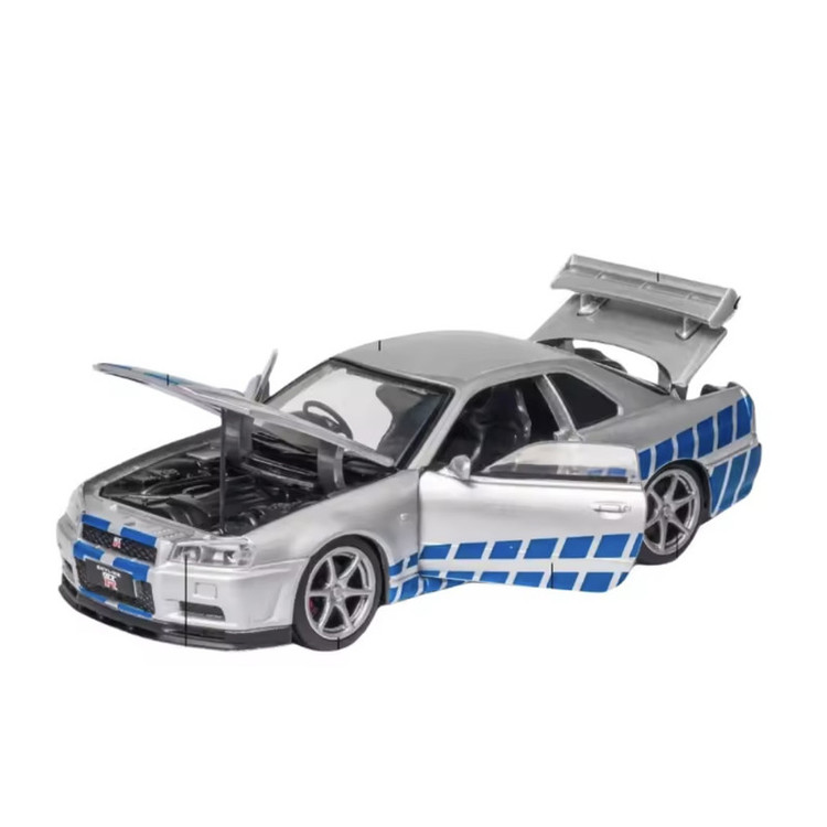 ماکت ماشین مدل نیسان GTR R34