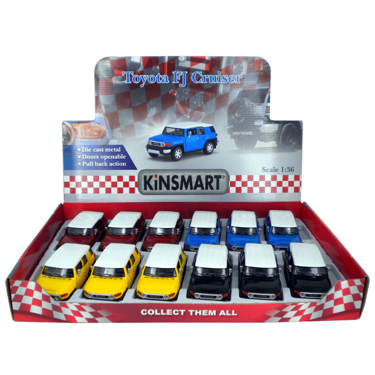 ماشین بازی کینزمارت مدل تویوتا اف جی کروز Toyota FJ Cruiser کد KT5343