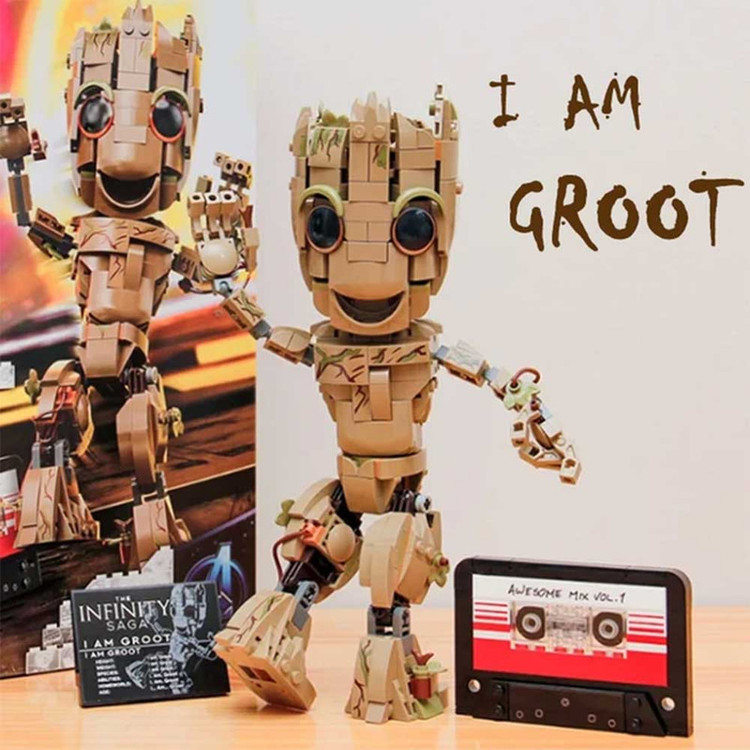 ساختنی مدل گروت طرح I am Groot کد 97696