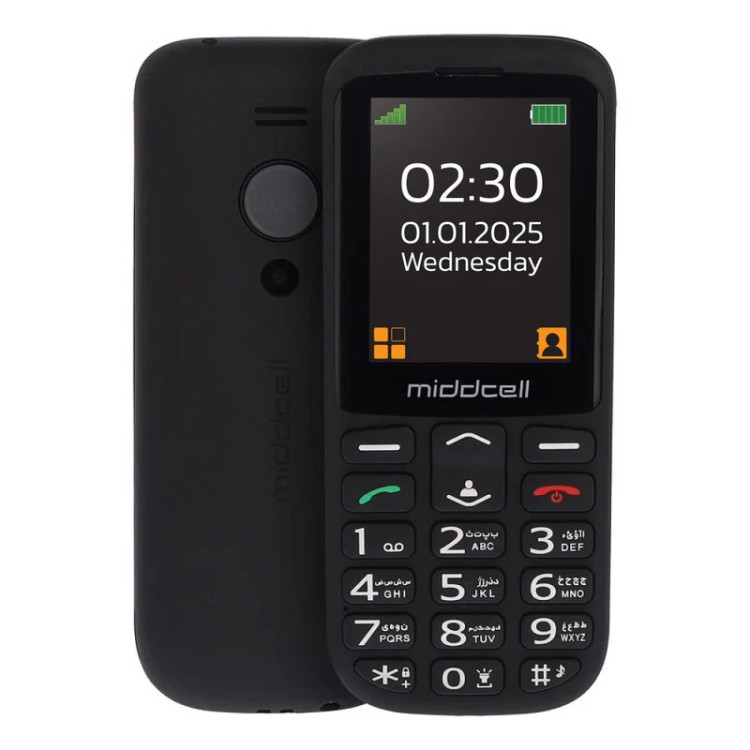 گوشی موبایل میدسل مدل M230 دو سیم کارت ظرفیت 32 مگابایت و رم 32 مگابایت - به همراه هدیه سیمکارت آرین تل با 230 دقیقه مک
