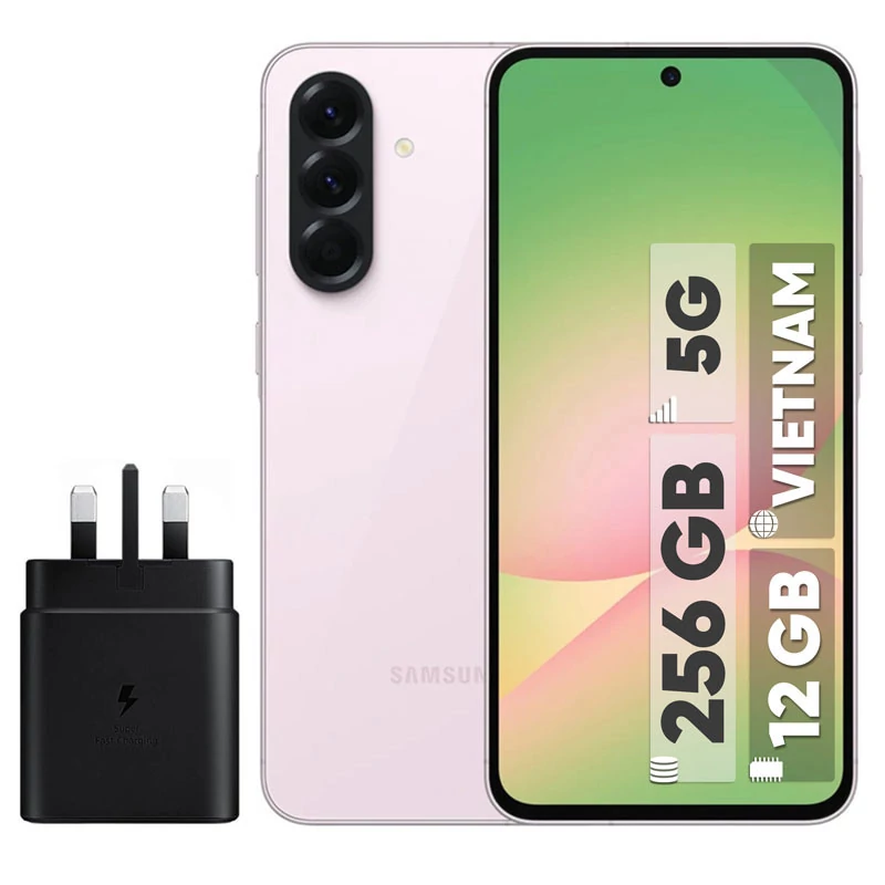گوشی موبایل سامسونگ مدل Galaxy A56 دو سیم کارت ظرفیت 256 گیگابایت و رم 12 گیگابایت - ویتنام - به همراه شارژر 45 وات سامس