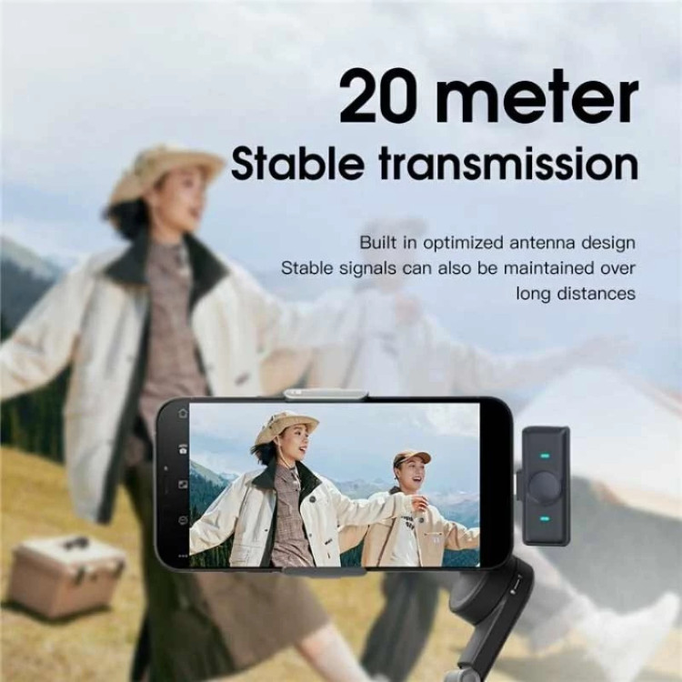 میکروفون یقه ای SX21 دو کاربره - مناسب تایپ سی+آیفون