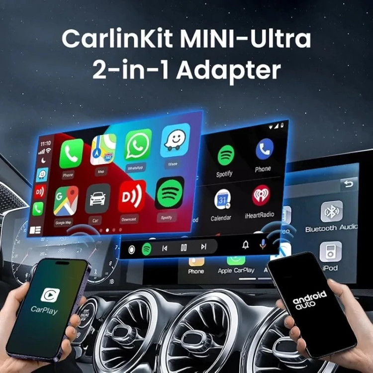 دانگل وایرلس کارپلی و اندروید اتو کارلینکیت مدل Carlinkit Mini Ultra