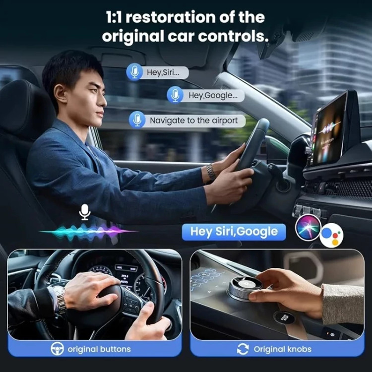 دانگل وایرلس کارپلی و اندروید اتو کارلینکیت مدل Carlinkit Mini Ultra