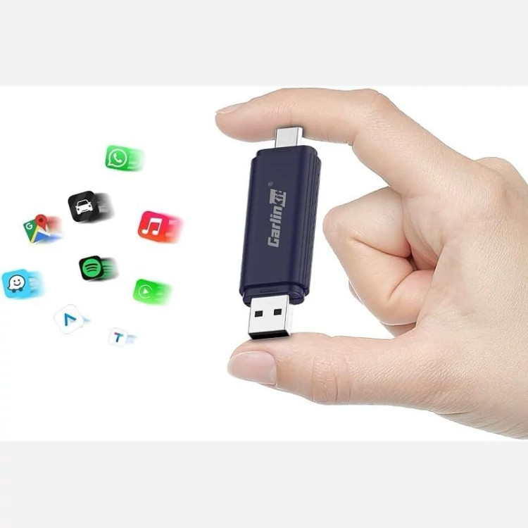 دانگل تبدیل کارپلی و اندروید اتو وایر به وایرلس CARLINKIT MINI SE PRO
