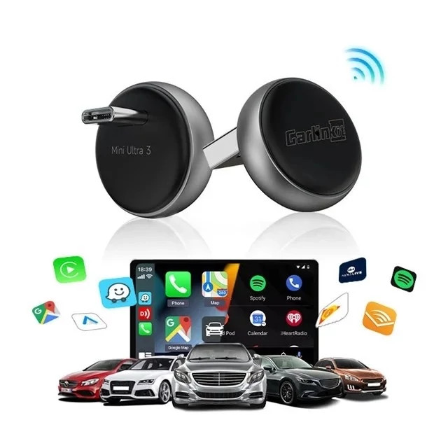 دانگل وایرلس کارپلی و اندروید اتو کارلینکیت مدل Carlinkit Mini Ultra3