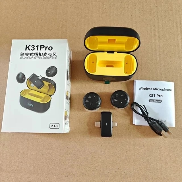 میکروفون یقه ای بی سیم مدل K31PRO