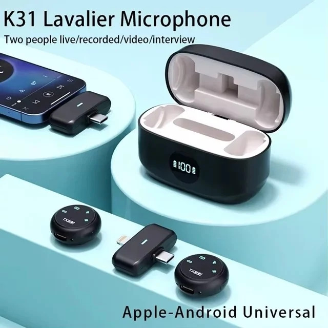 میکروفون یقه ای بی سیم مدل K31PRO