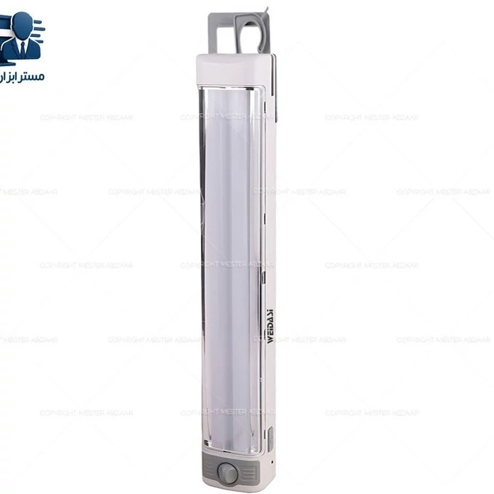 چراغ نور افکن مهتابی 84 لامپی شارژی اضطراری برند ویداسی مدل WEIDASI WD-839T