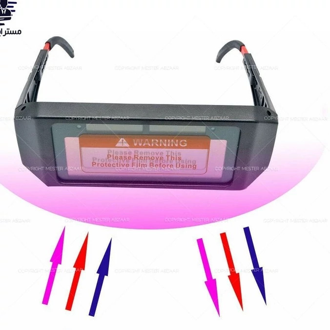 عینک جوشکاری اتوماتیک برند وینر شیشه عینک اتومات مدل WINNER W-110 ا