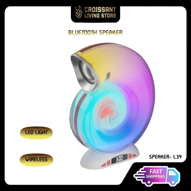 اسپیکر حلزونی L39mini رم خور فلاش خور بلوتوثی و رادیو و AUX