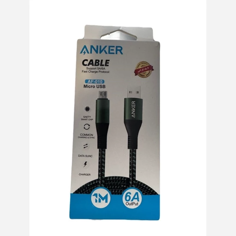 کابل تبدیل USB به میکرو usb انکر مدل Af010 طول 0.9 متر Anker USB to Micro