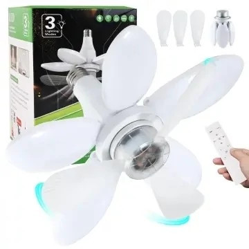 چراغ پنکه دار تاشو LED مدل Folding Fan Ligh