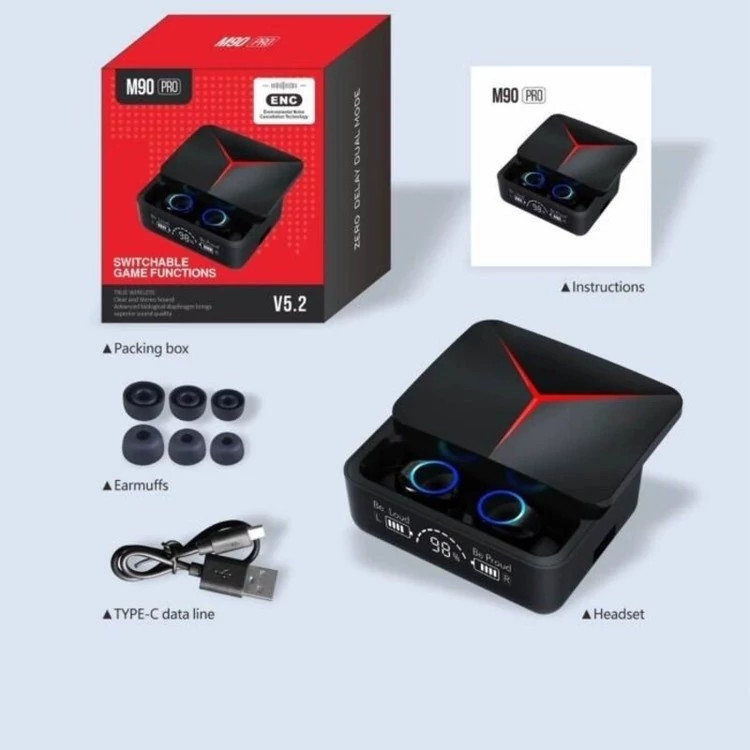 ایرپاد بلوتوثی مدل M90 BLUETOOTH AIRPODS M 90