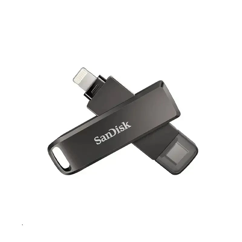 فلش مموری سن دیسک مدل iXpand Flash Drive Luxe USB Type-C And Lightning ظرفیت 64 گیگابایت