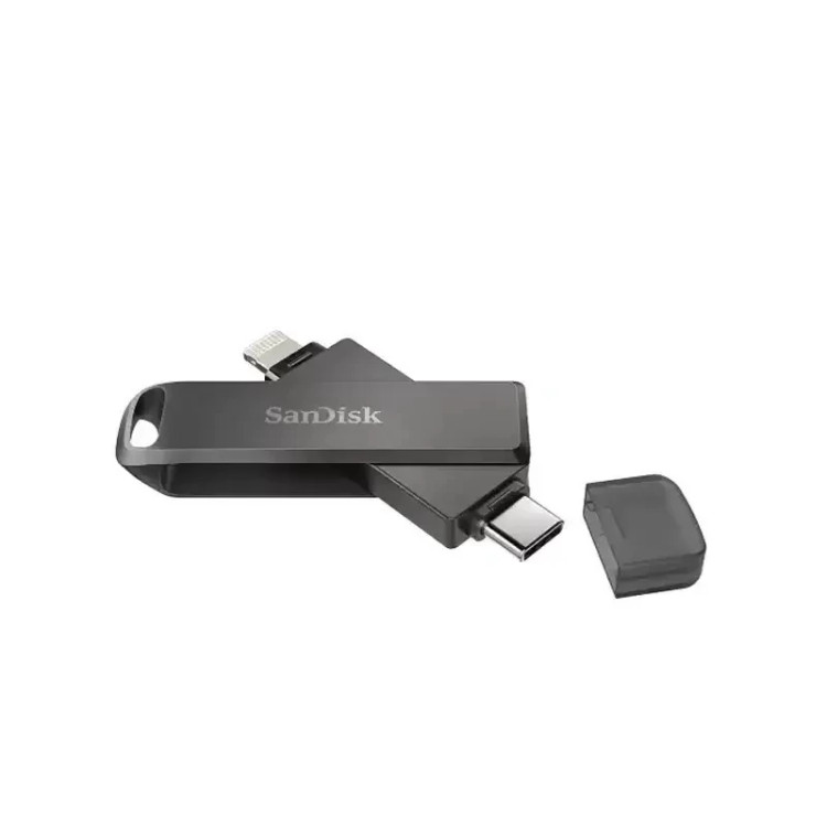 فلش مموری سن دیسک مدل iXpand Flash Drive Luxe USB Type-C And Lightning ظرفیت 64 گیگابایت