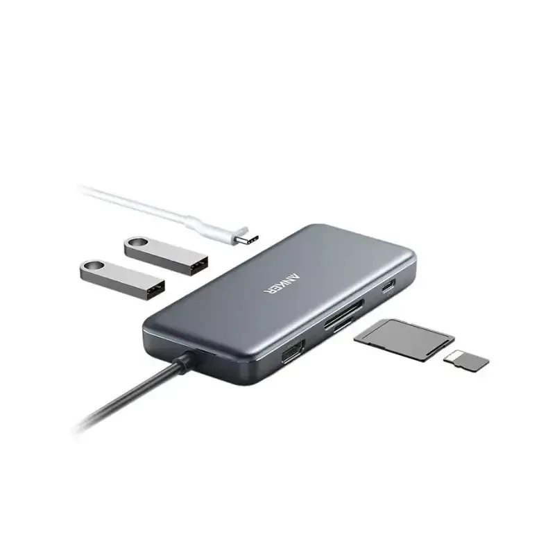 هاب 7 پورت انکر مدل Anker USB- C Hub 7 in 1-A8346
