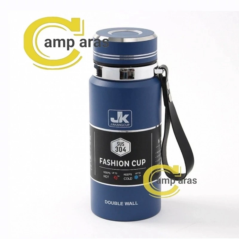 فلاسک دوجداره جی کی 600 میلی لیتر استیل JK 304SUS