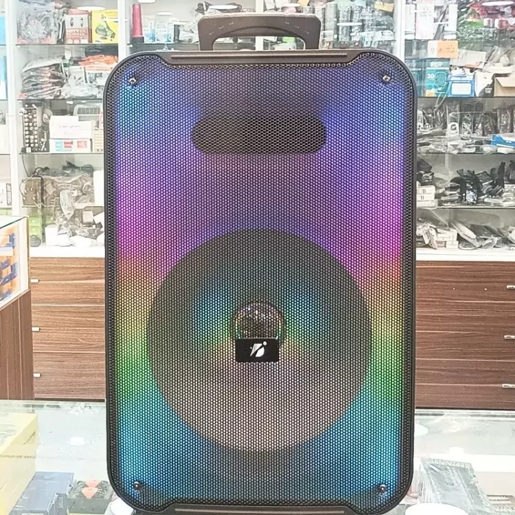 اسپیکر چمدانی با رقص نور