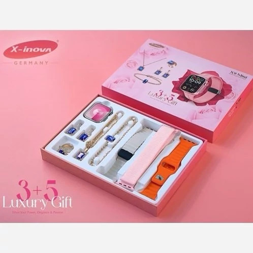 پک هدیه ساعت هوشمند X-inova X9 mini Luxury Gigt