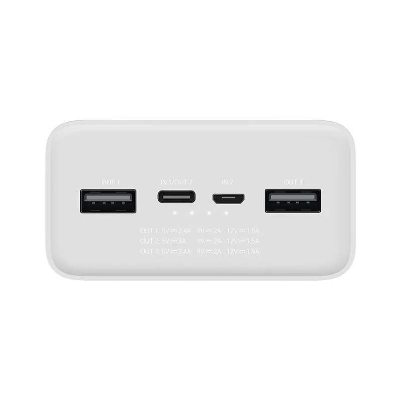 پاوربانک شیائومی ظرفیت 30000 میلی آمپر30000mAh PB3018ZM طرح اصل