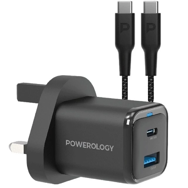 شارژر دیواری تایپ سی  و یو اس بی  35 وات