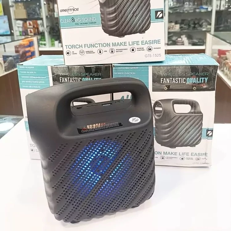 اسپیکر شارژی دارای رقص نور و چراغ قوه