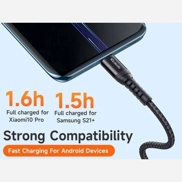 کابل شارژ یو اس بی به تایپ سی یک متری مک دودو Mcdodo Charge Data Cable CA-227