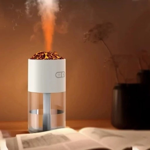 بخور سرد لیوانی مدل آتش فشان RGB دار