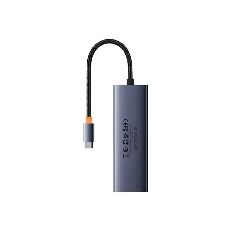 هاب 4 پورت باسئوس مدل Baseus UltraJoy Type-C to USB3.0+RJ45 BS-OH109