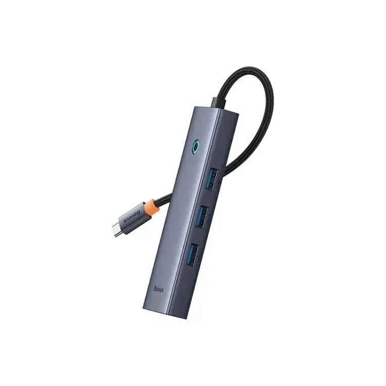 هاب 4 پورت باسئوس مدل Baseus UltraJoy Type-C to USB3.0+RJ45 BS-OH109