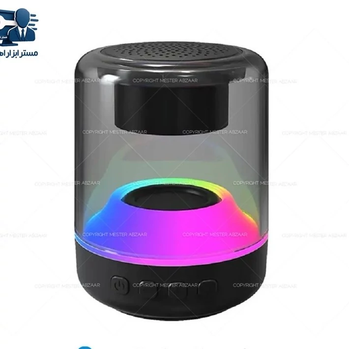 اسپیکر بلوتوثی قابل حمل 7 رنگ RGB شارژی مسافرتی YD-88