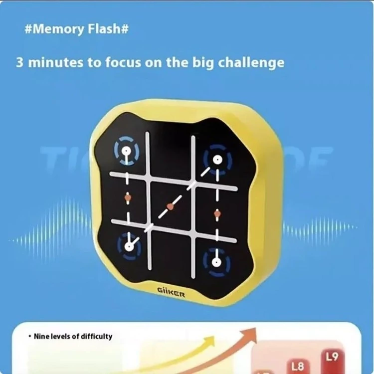 بازی دوز دیجیتال شارژی - امکان بازی دو نفره Rechargeable Digital Tic-Tac-Toe Game -
