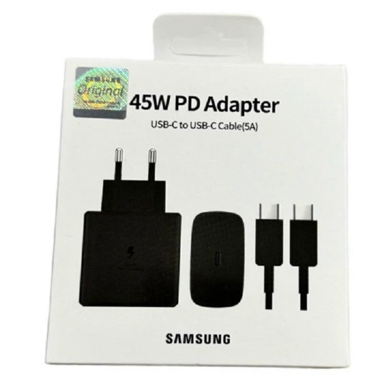 شارژر سامسونگ 45 وات کپی Samsung Adapter 45W Copy Samsung 45W Adapter Copy