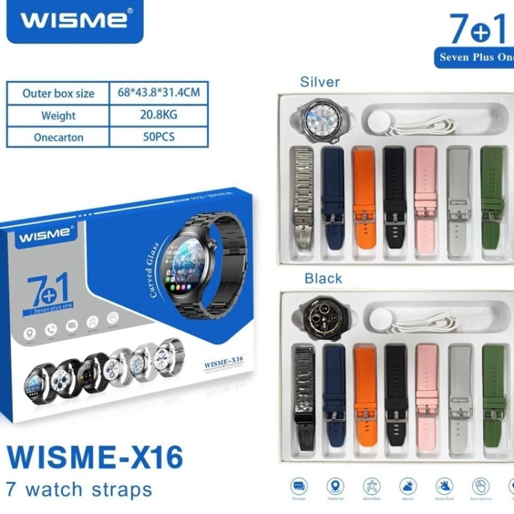 ساعت هوشمندصفحه گرد ویسمی مدل WISME-X16